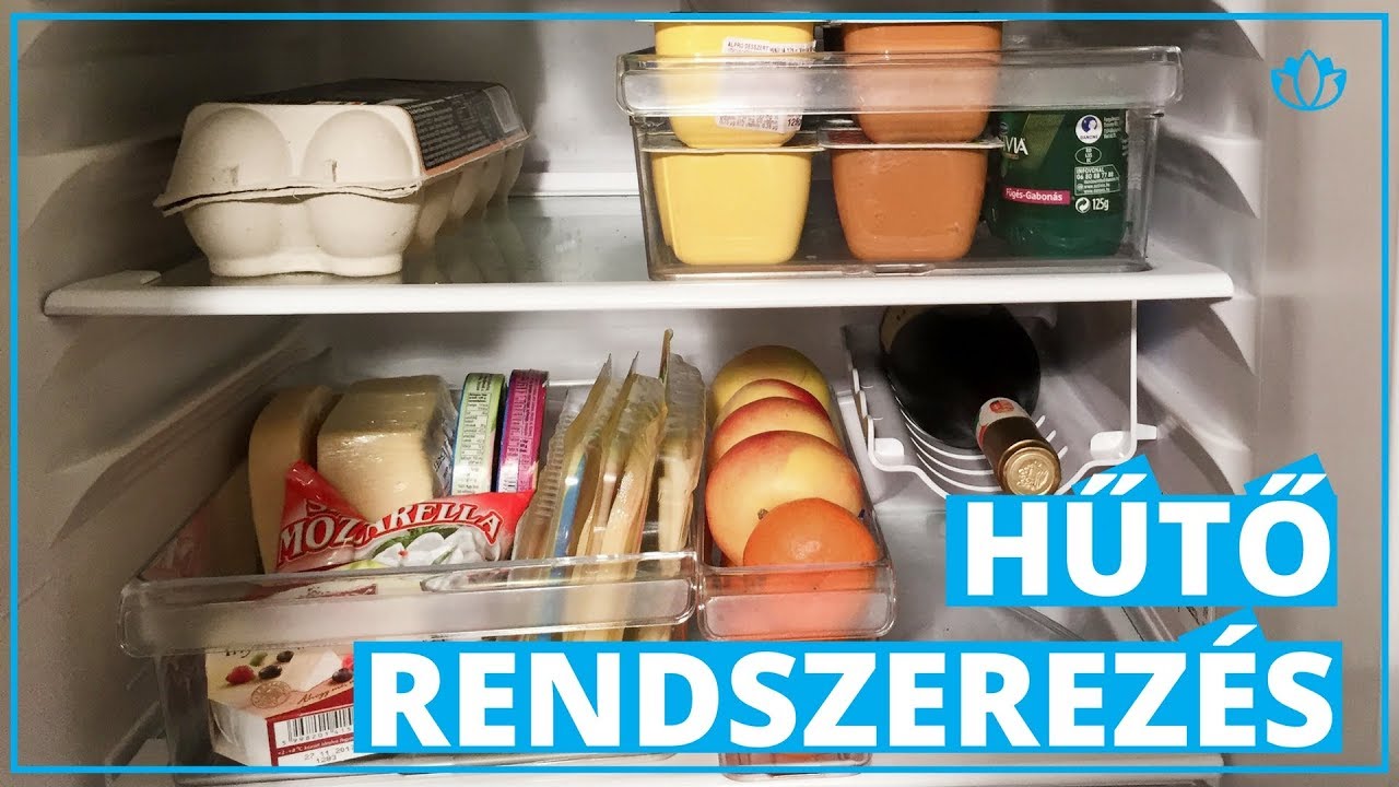 Hűtőszekrény rendszerezés | élelmiszer tárolás | Cserta Szandra