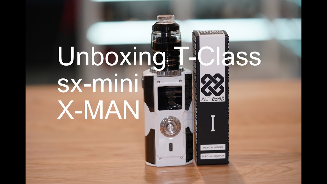 Unboxing SXMini T-Class X-MAN | Smoothvape