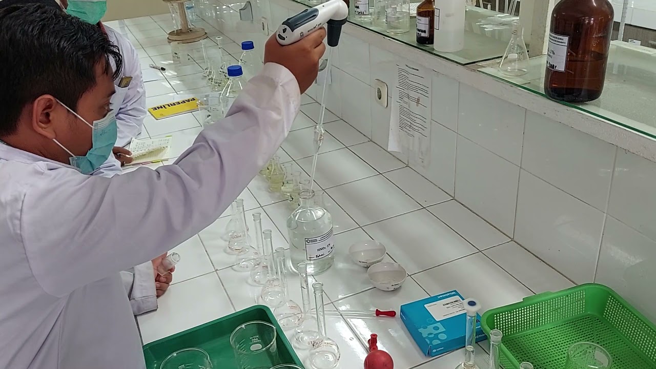 Preparasi sampel untuk alat Atomic Absorption Spectrofotometry (AAS)