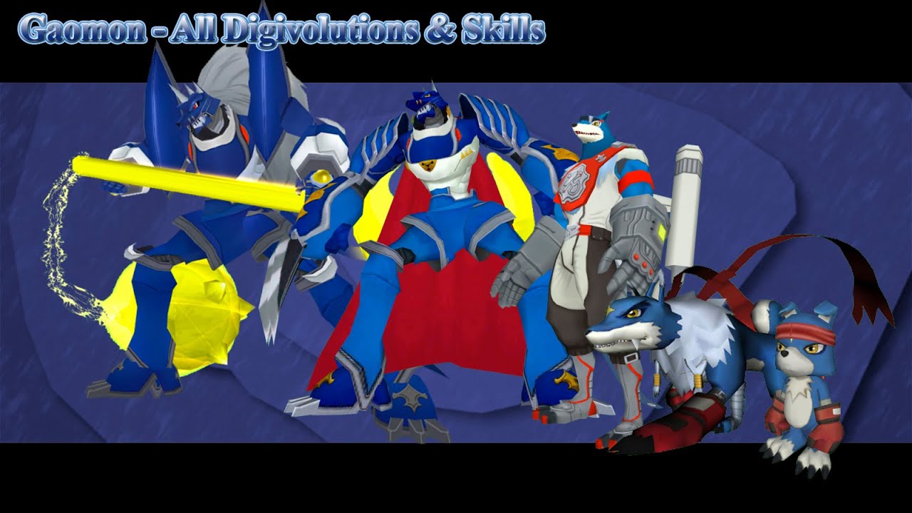 Digimon Masters Online: Gaomon - All Digivolutions & Skills