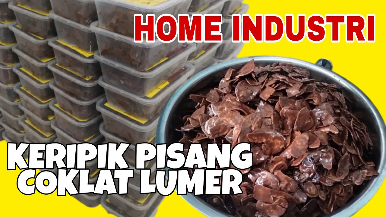 KEPOIN RUMAH PRODUKSI- RESEP KERIPIK PISANG COKLAT LUMER / MELTED