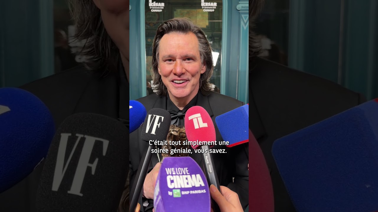 C'est pas nous, c'est Jim Carrey qui le dit : la 51e cérémonie des César était géniale. 😍