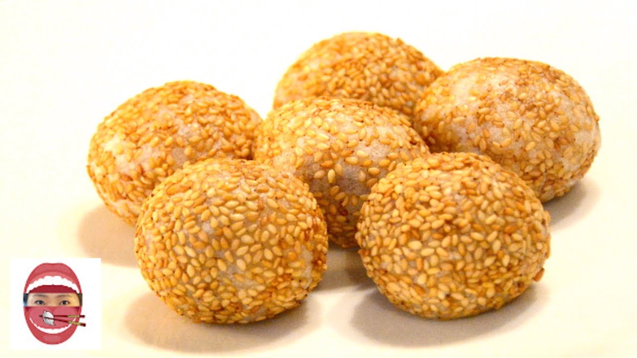 Boules de sésame aux haricots rouges - ChinaKitchenEva