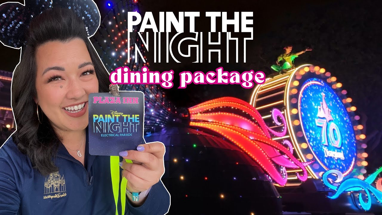 PAINT THE NIGHT: Disneyland Plaza Inn Dining Package Review