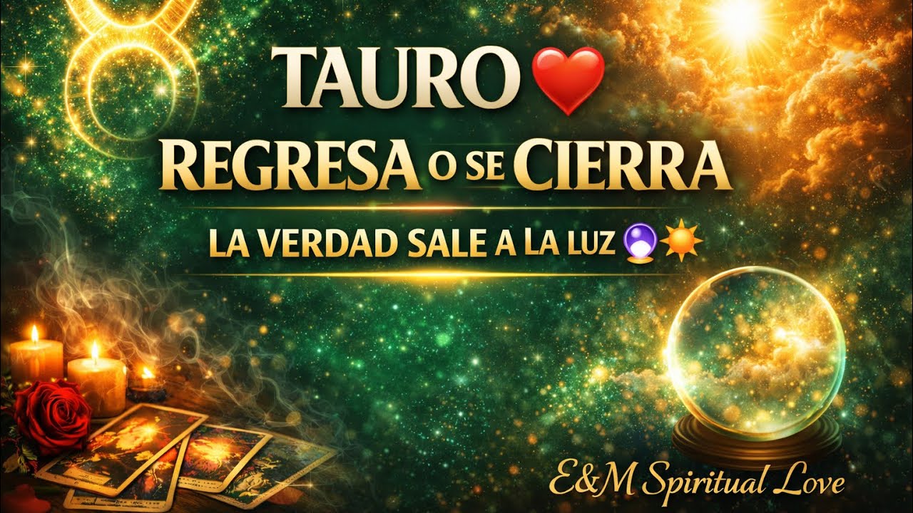 ♉ Tauro -  Regresa o Se Cierra 💘 | La Verdad Sale a La Luz 🔮☀️