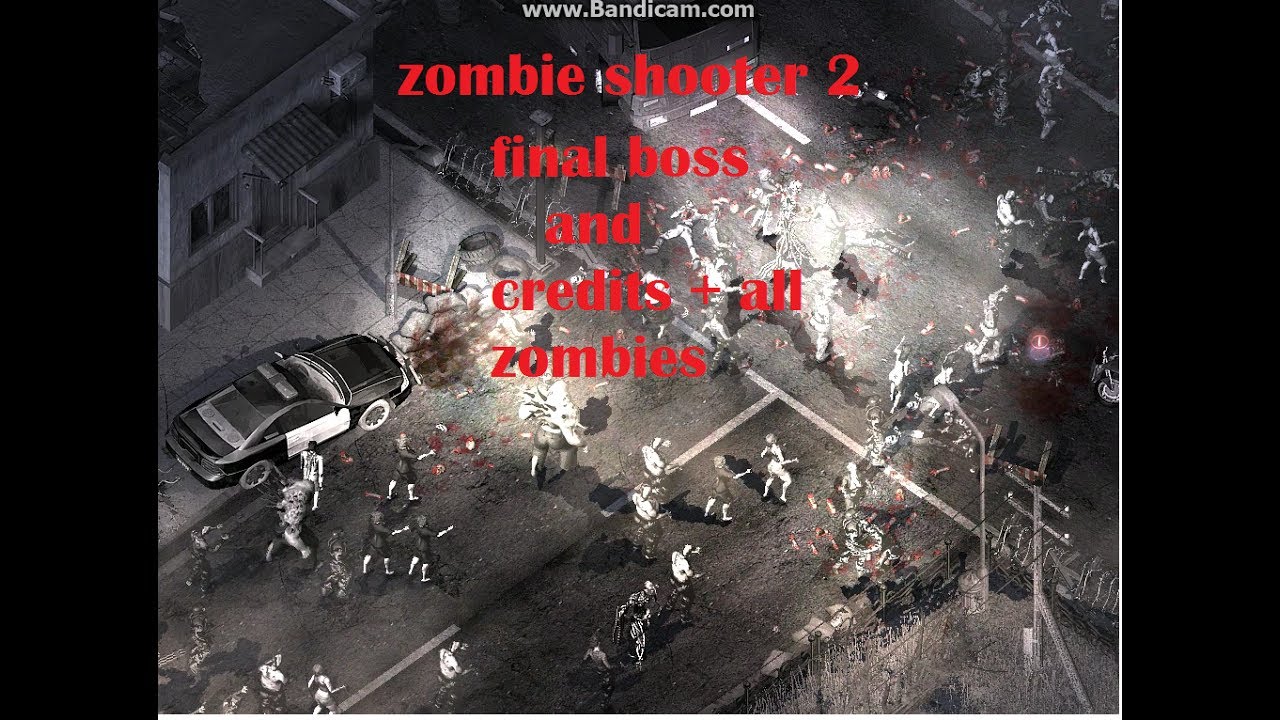 Zombie shooter 2 -  final boss and credits + all zombies