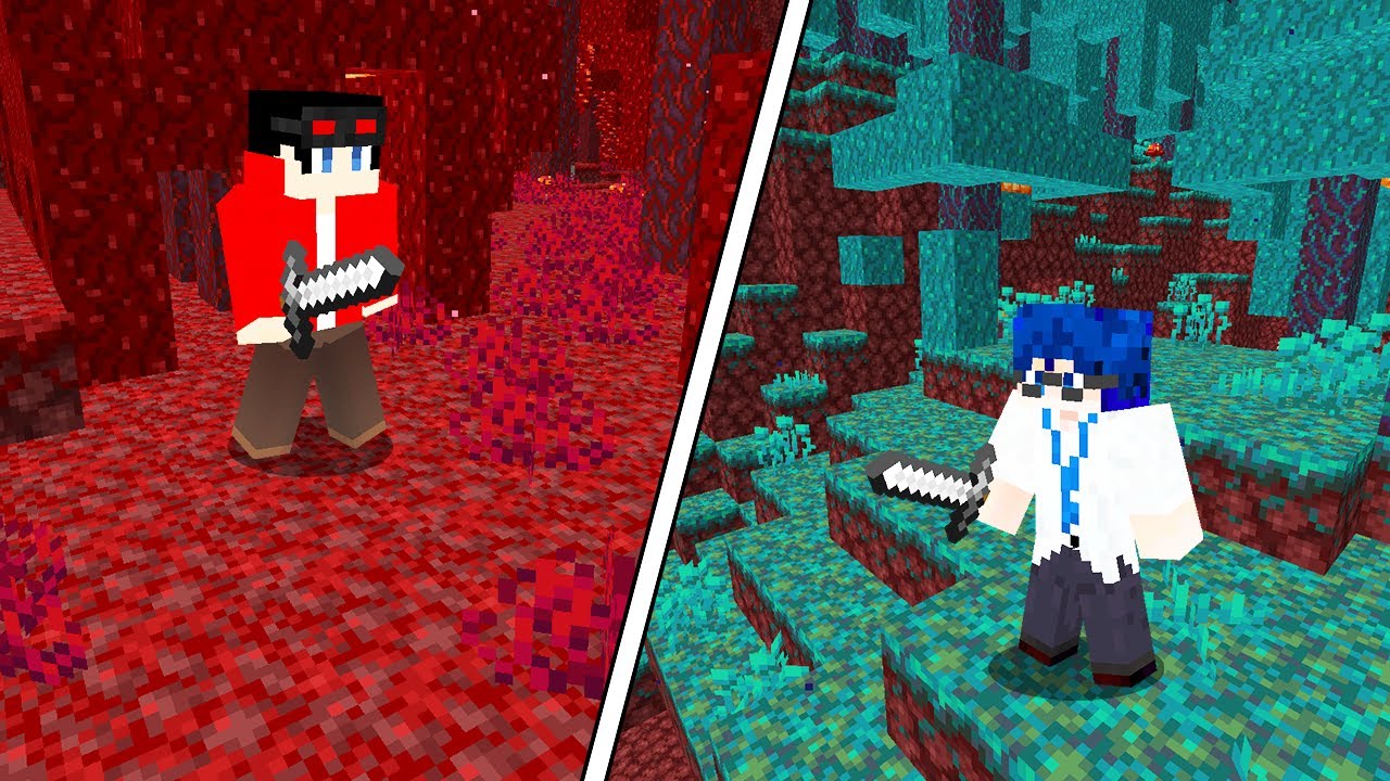 【マインクラフト😜】ネザーでガチPVPしてみた【マイクラ実況】
