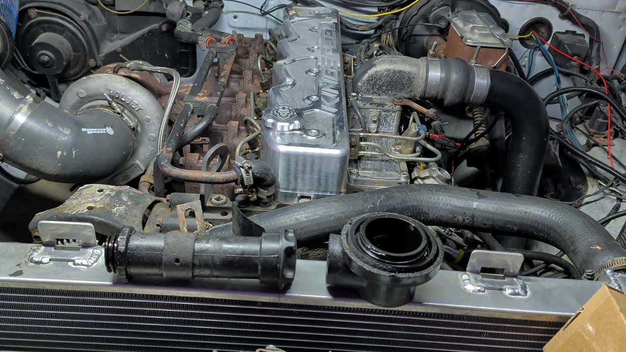 Удаление маслоотводящей горловины, Dodge D-350 1991 года.