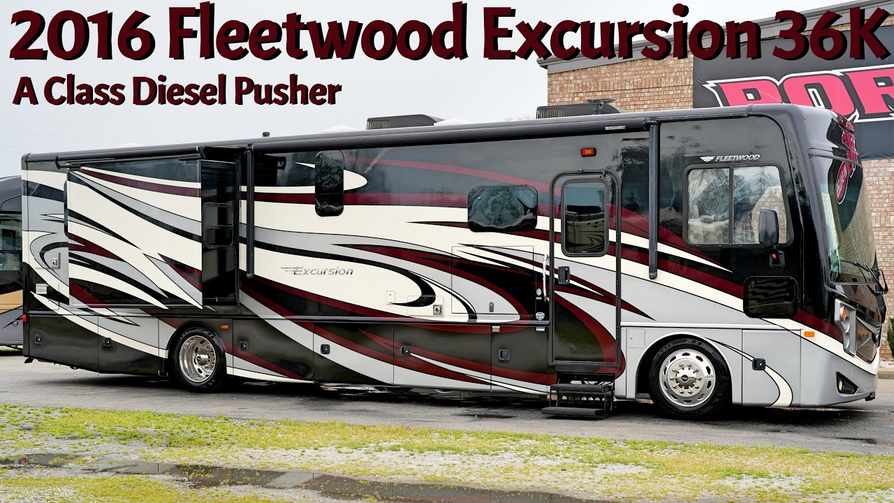 Автодом Fleetwood Excursion 36K A Class 2016 года выпуска, двигатель Cummins 340 л.с., от компани...