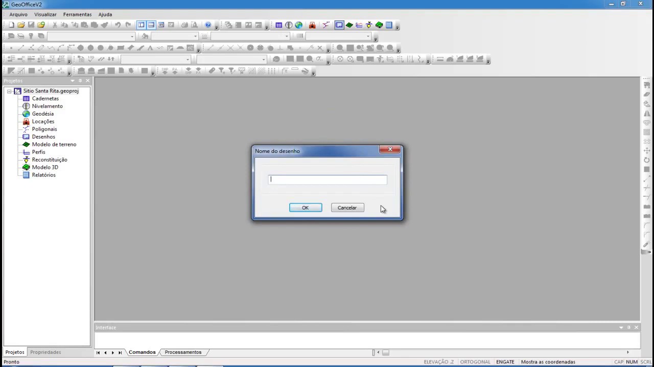 01 - Georreferenciamento 3ª Revisão no software GeoOffice V2