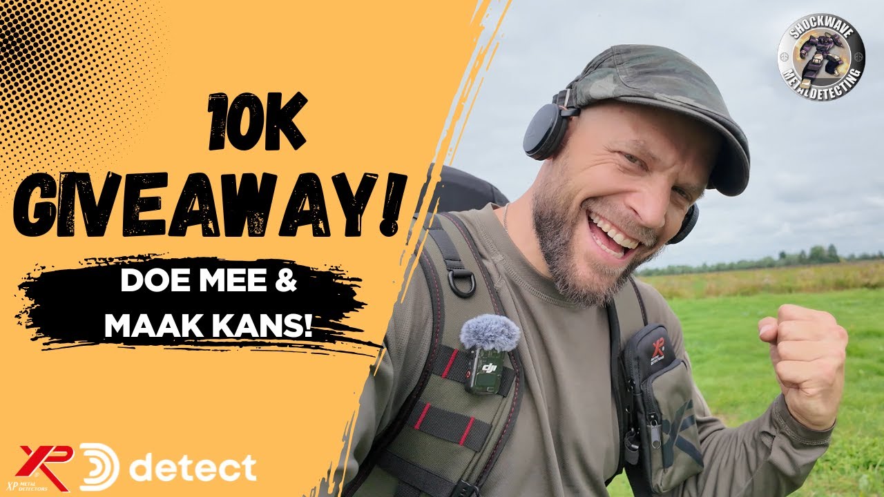 10K abonnees GIVEAWAY!! #metaldetecting