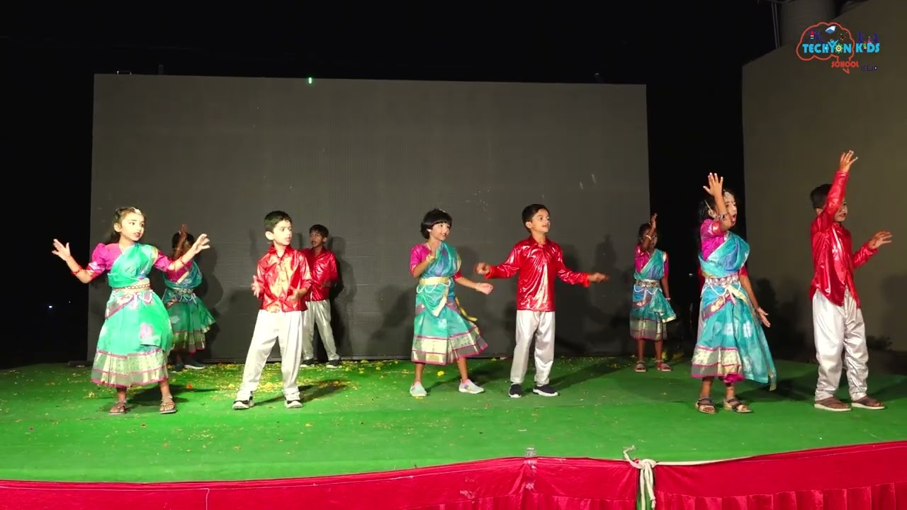Sir Osthara Song By Grade 1 | Annual Day  Celebrations 2024 | Techyon Kids School Ieeja.