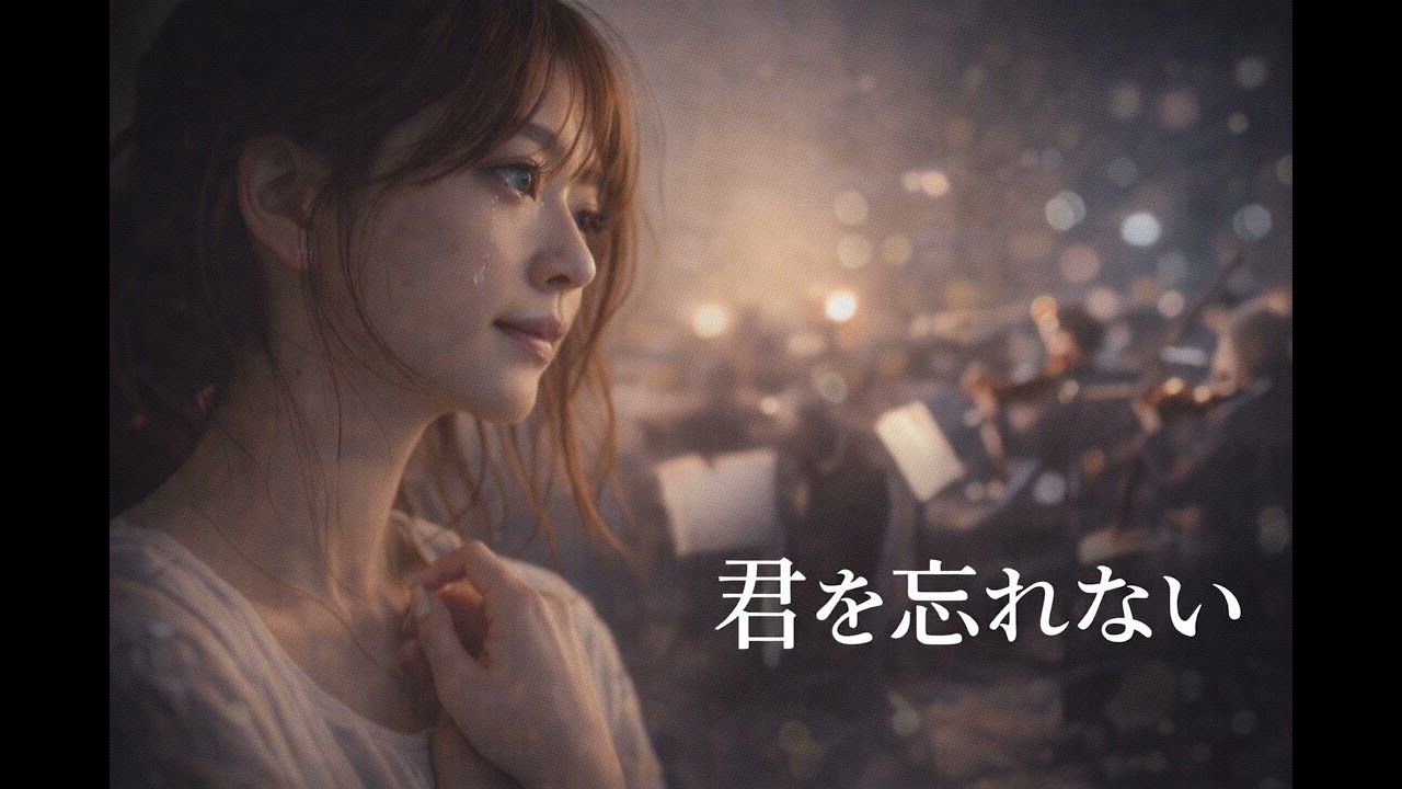 90年代JPOP風オーケストラバラード｜君を忘れない