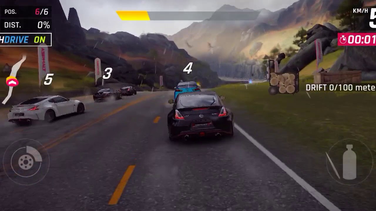 asphalt 9 drift 100 meters