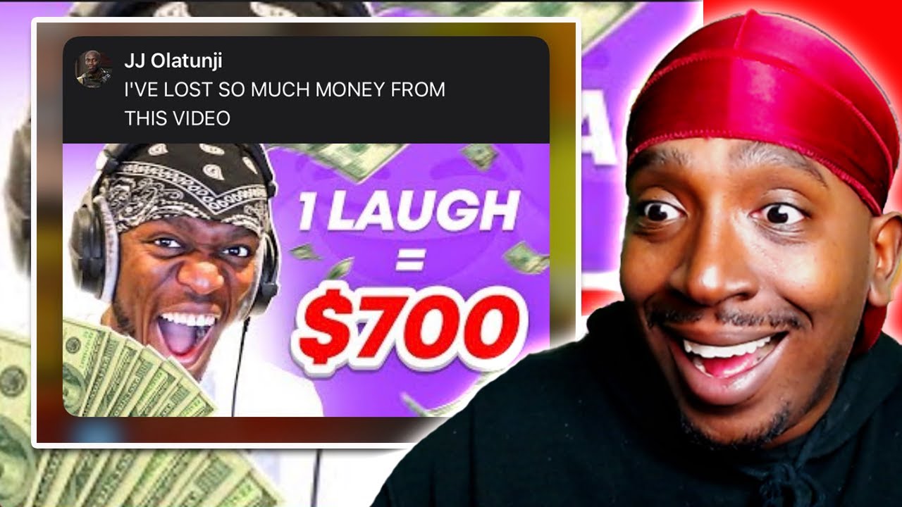 Reaction To KSI Try Not To Laugh ($700 EDITION)