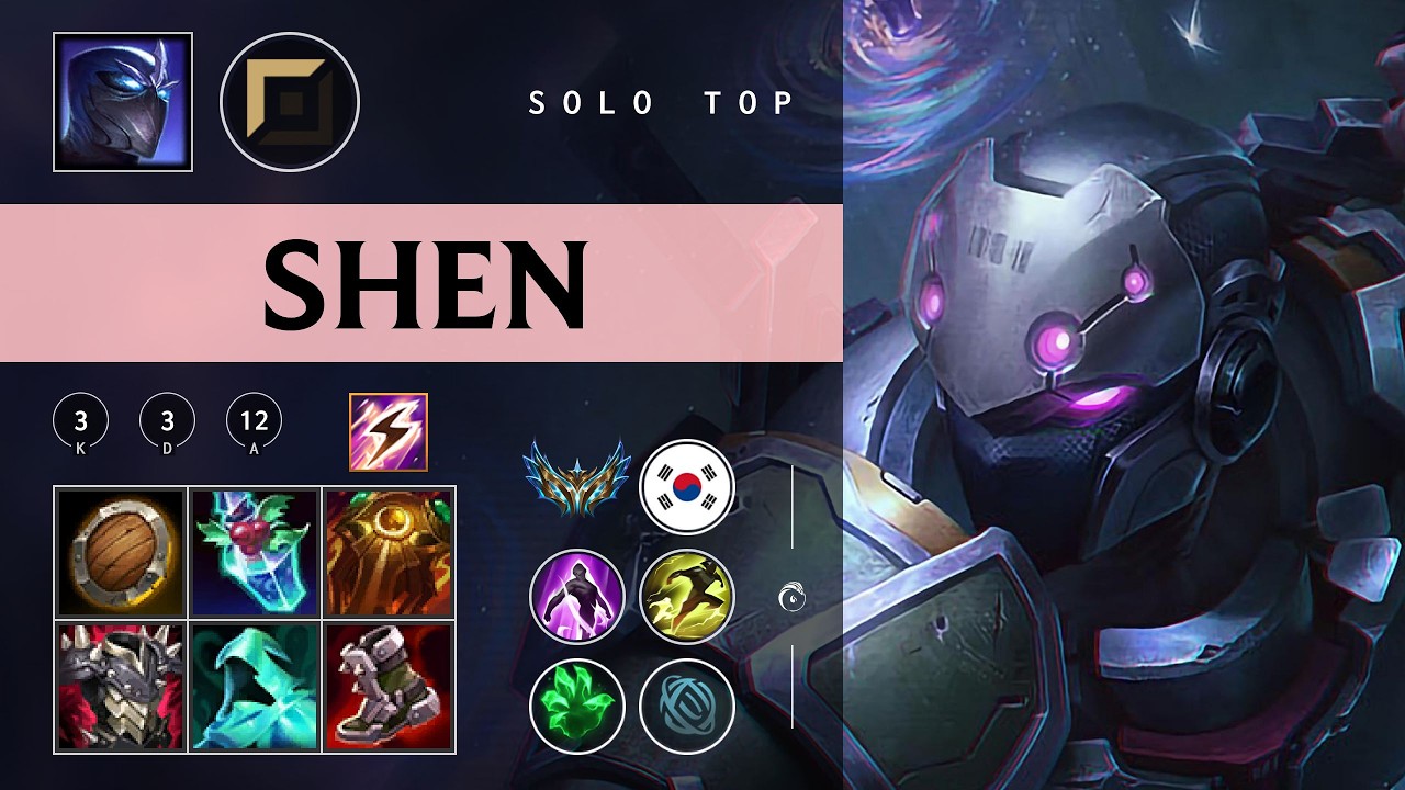 Shen Top vs Vayne - KR Challenger Patch 26.03