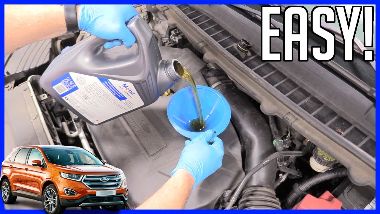 How to Change Engine Oil and Filter Ford Edge 2.0L 2015-2023 | EASY!