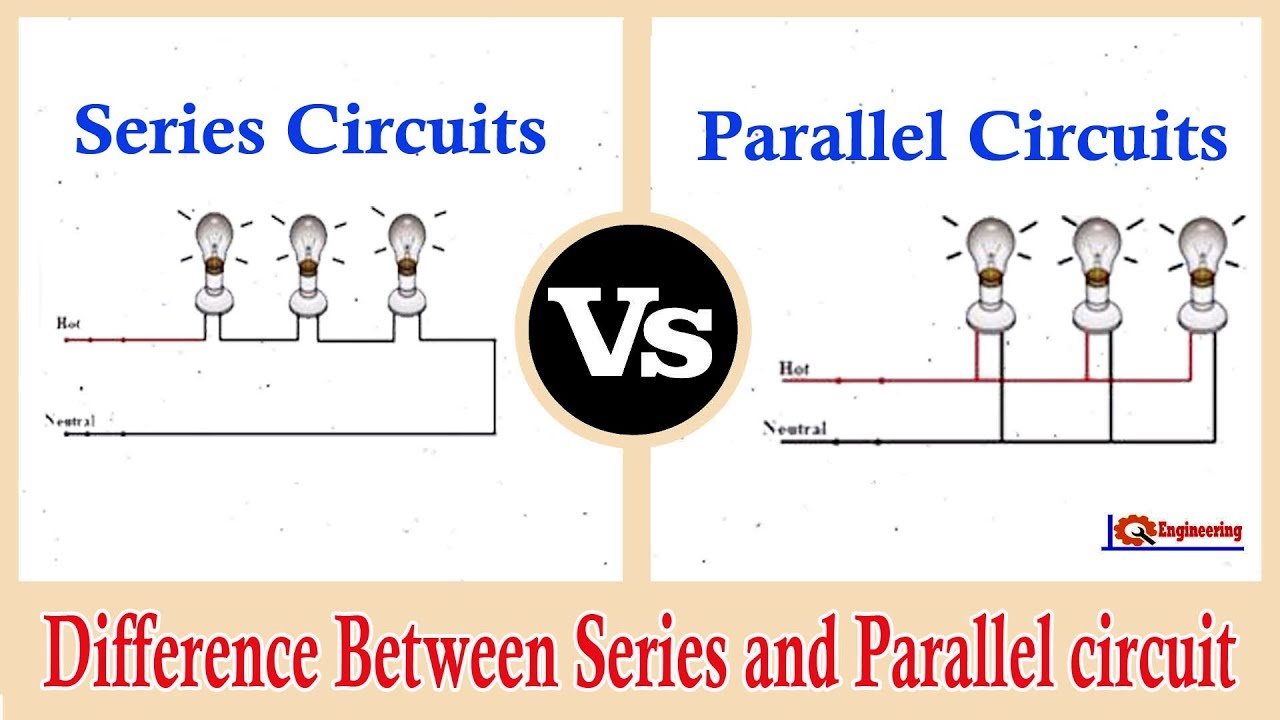 Series and Parallel Circuits - Series VS Parallel - Difference between Series and Parallel Circuits