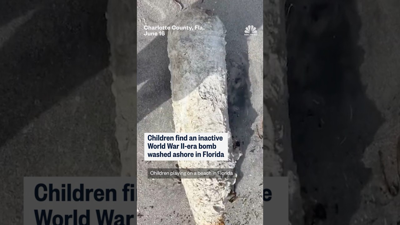World War II-era bomb found at Florida beach
