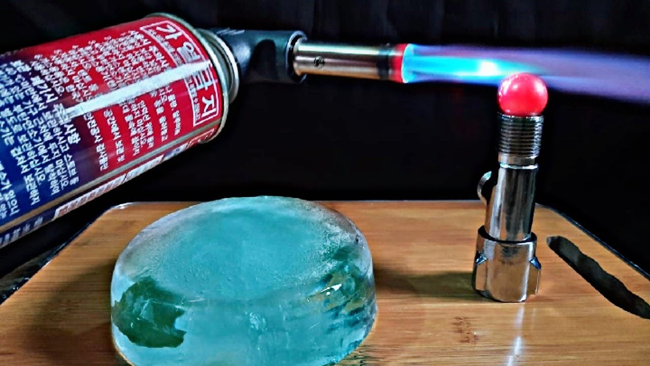 EXPERIMENT Glowing 1000 Degree Metal Ball Vs Ice