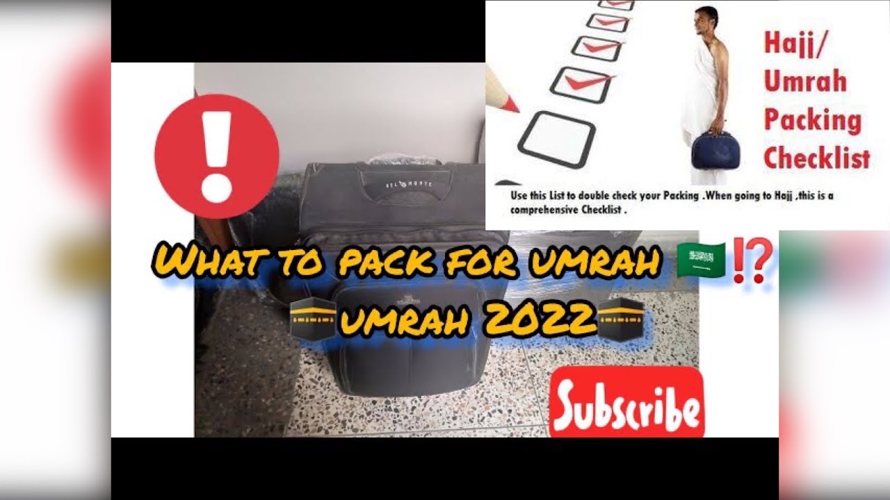 What to pack for Umrah ⁉️ Packing Tips❗Umrah Packing | Umrah 2022 Hajj/Umrah Saman List