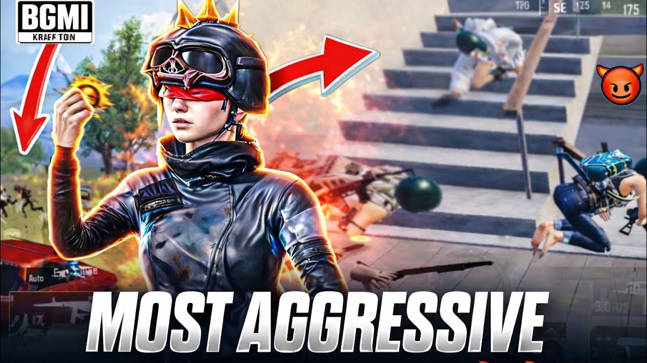 MOST AGGRESSIVE 60FPS PLAYER💀❗️ | PUBG-BGMI HIGHLIGHTS ❗️