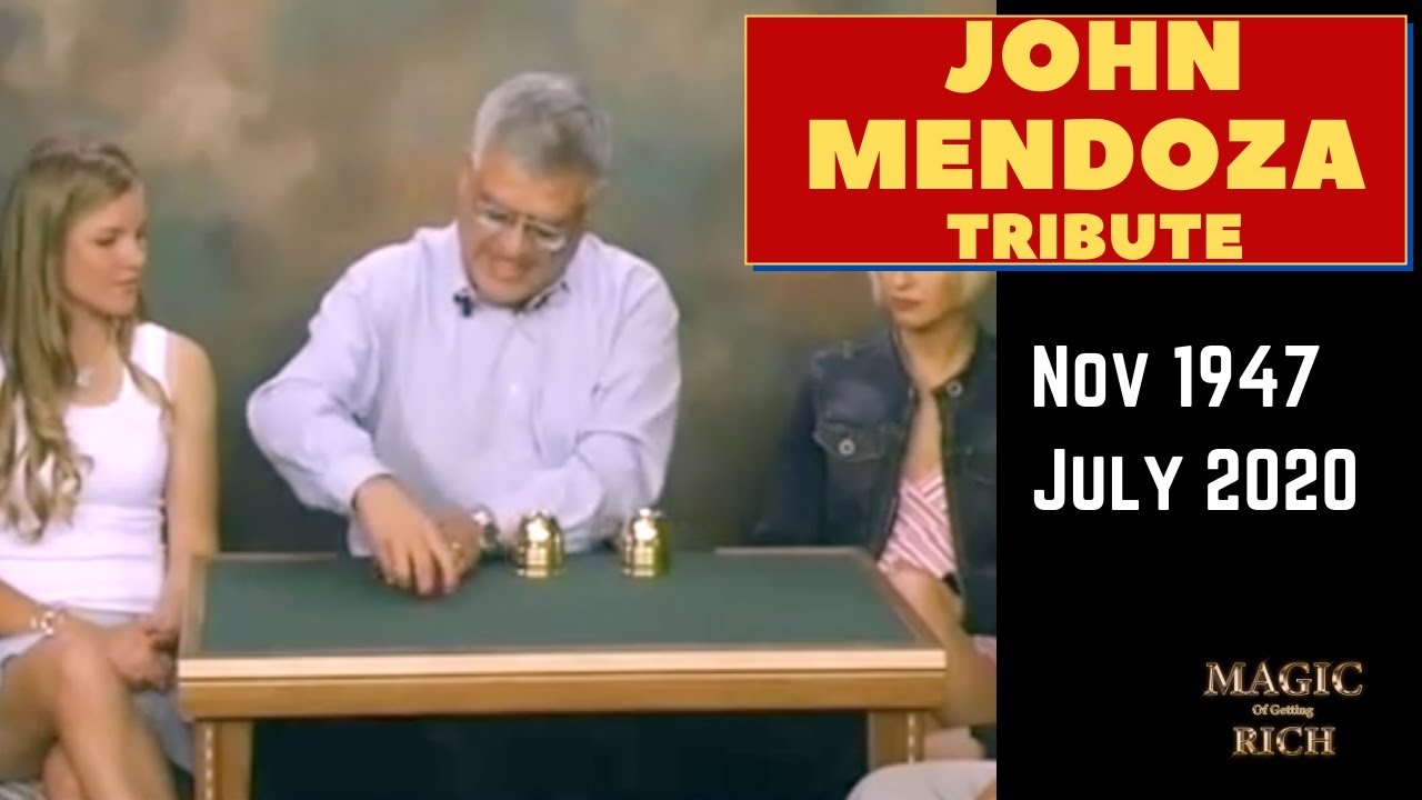 Tribute John Mendoza cups & balls- Legendary & Great Magicians