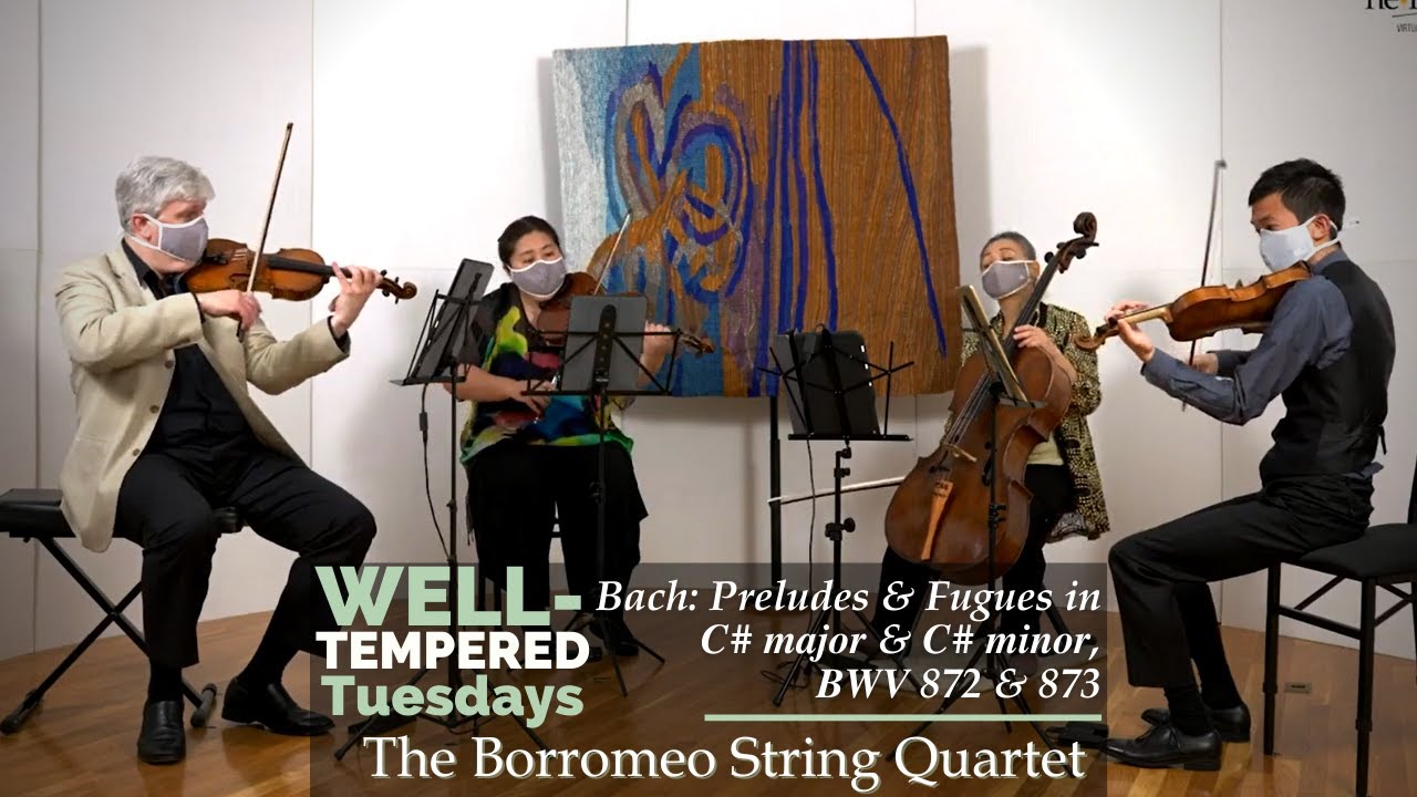 Bach: Preludes & Fugues in C# major & C# minor, BWV 872 & 873  fr. WTC Book II | Borromeo Quartet