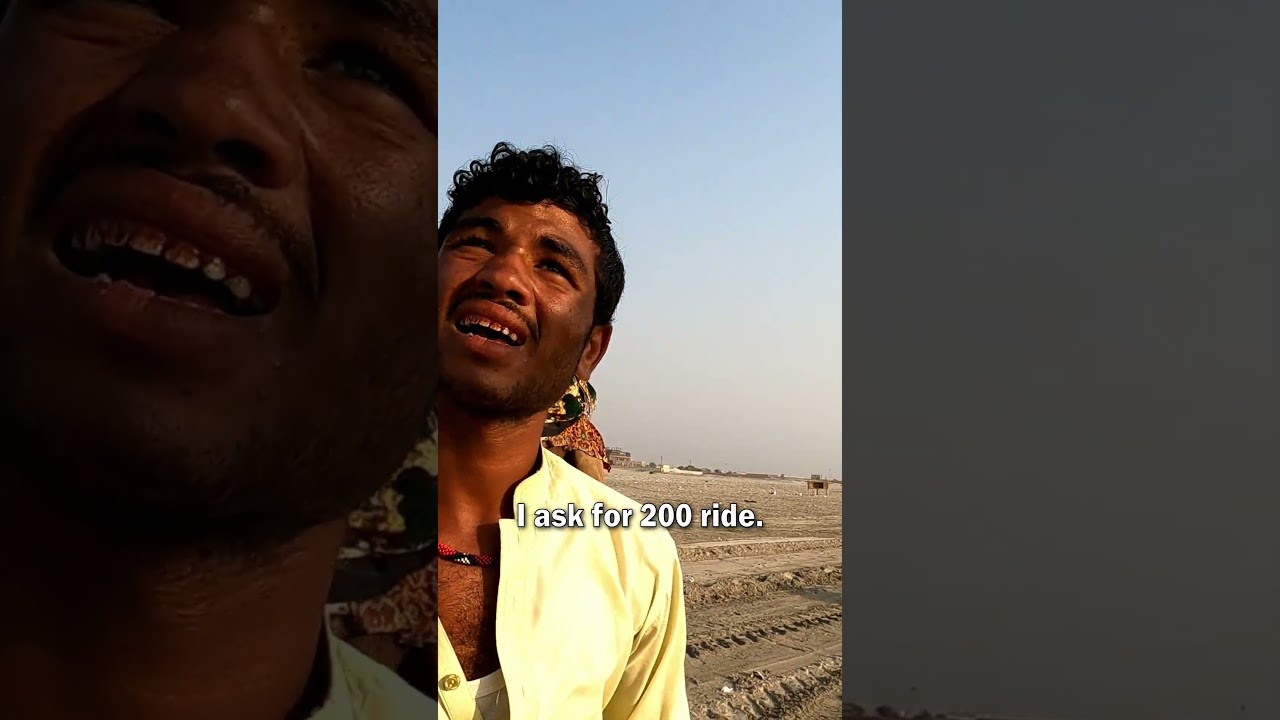 Scammer Demands 5,000 Rupees for Horse Ride in Karachi, Pakistan 🇵🇰