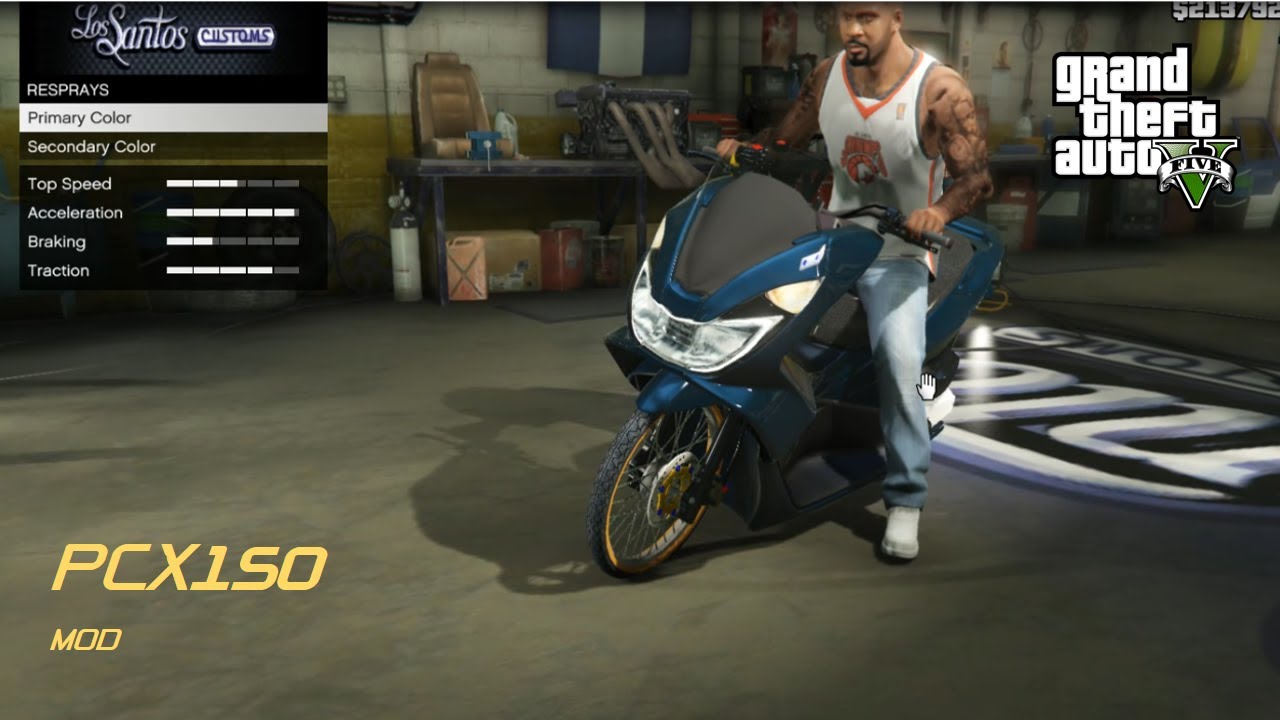 GTA V Honda PCX150 Mod