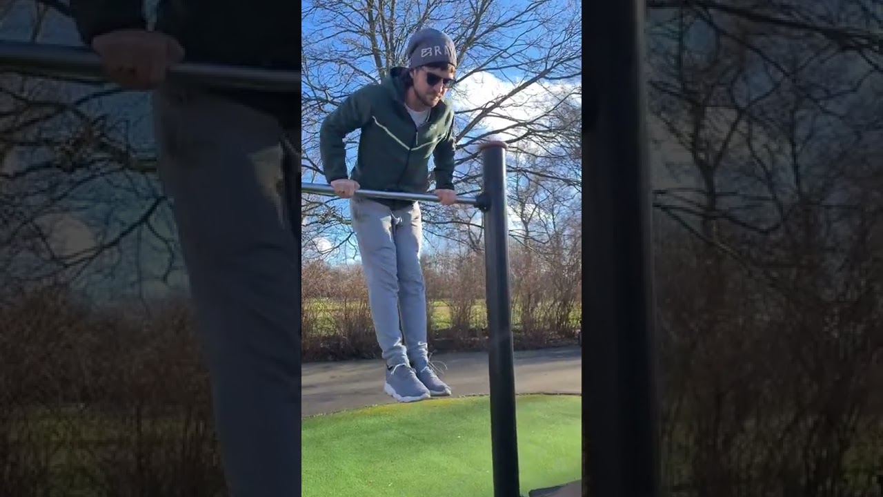 Bar Dips #calisthenicsworkout #vegan #plantbased #bardips #calisthenics #workout #streetworkout