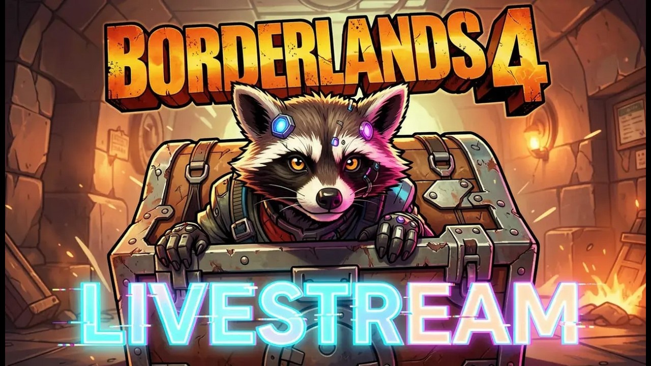 🔴LIVE: Borderlands 4 with CHAOS & The RaccPack • Live On Youtube💚 • !social !discord •