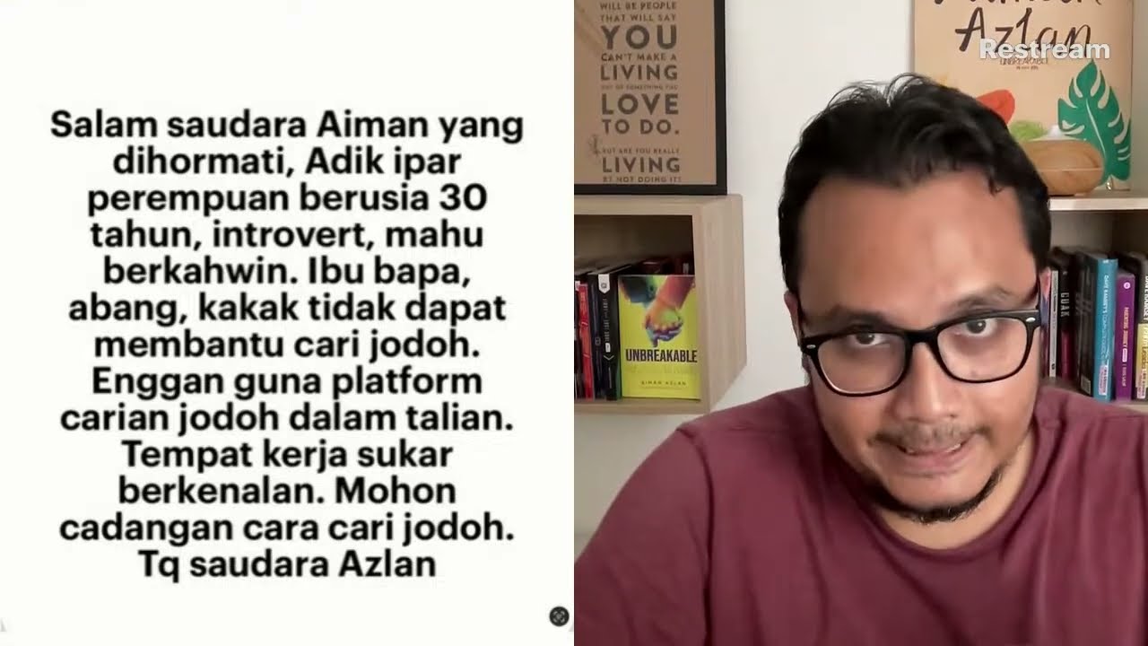 #104 Introvert Nak Kahwin, Sukar Cari Jodoh | 25 Julai 2024