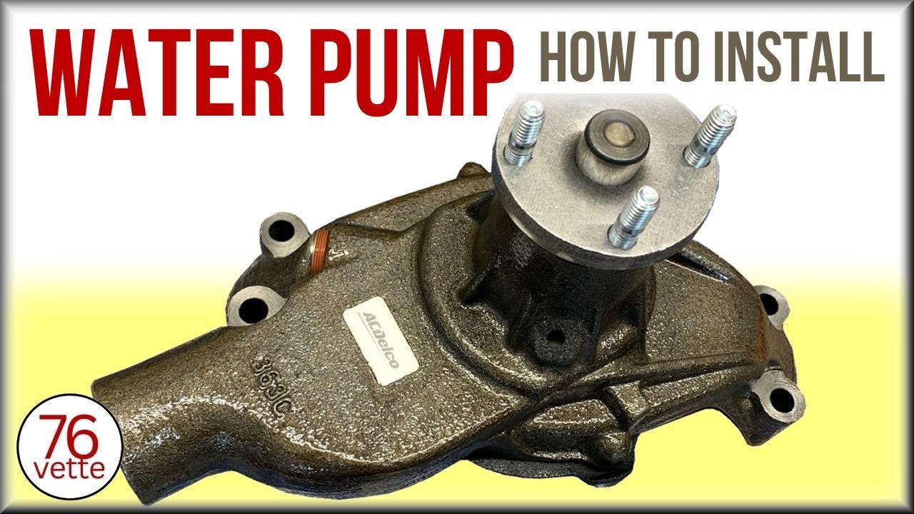How To INSTALL a Chevy 350 WATER PUMP