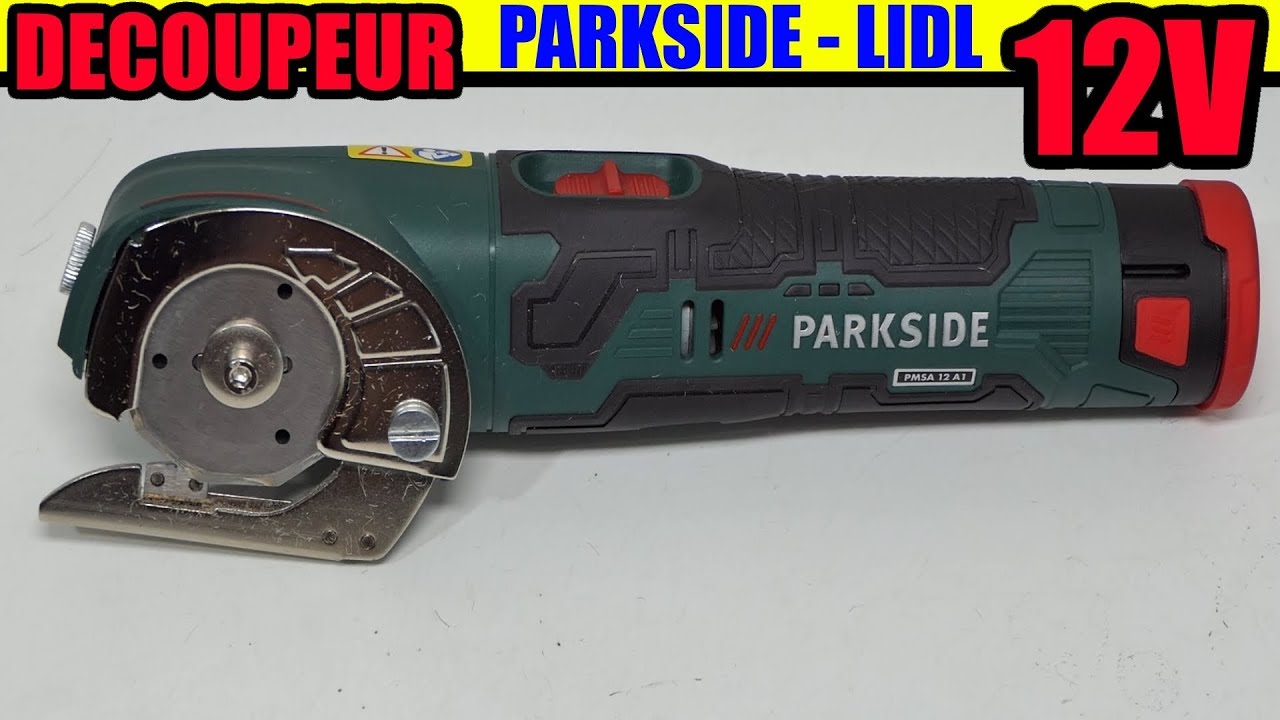 decoupeur 12V PARKSIDE LIDL cisaille universelle (Type Bosch Pro GUS 12V-300