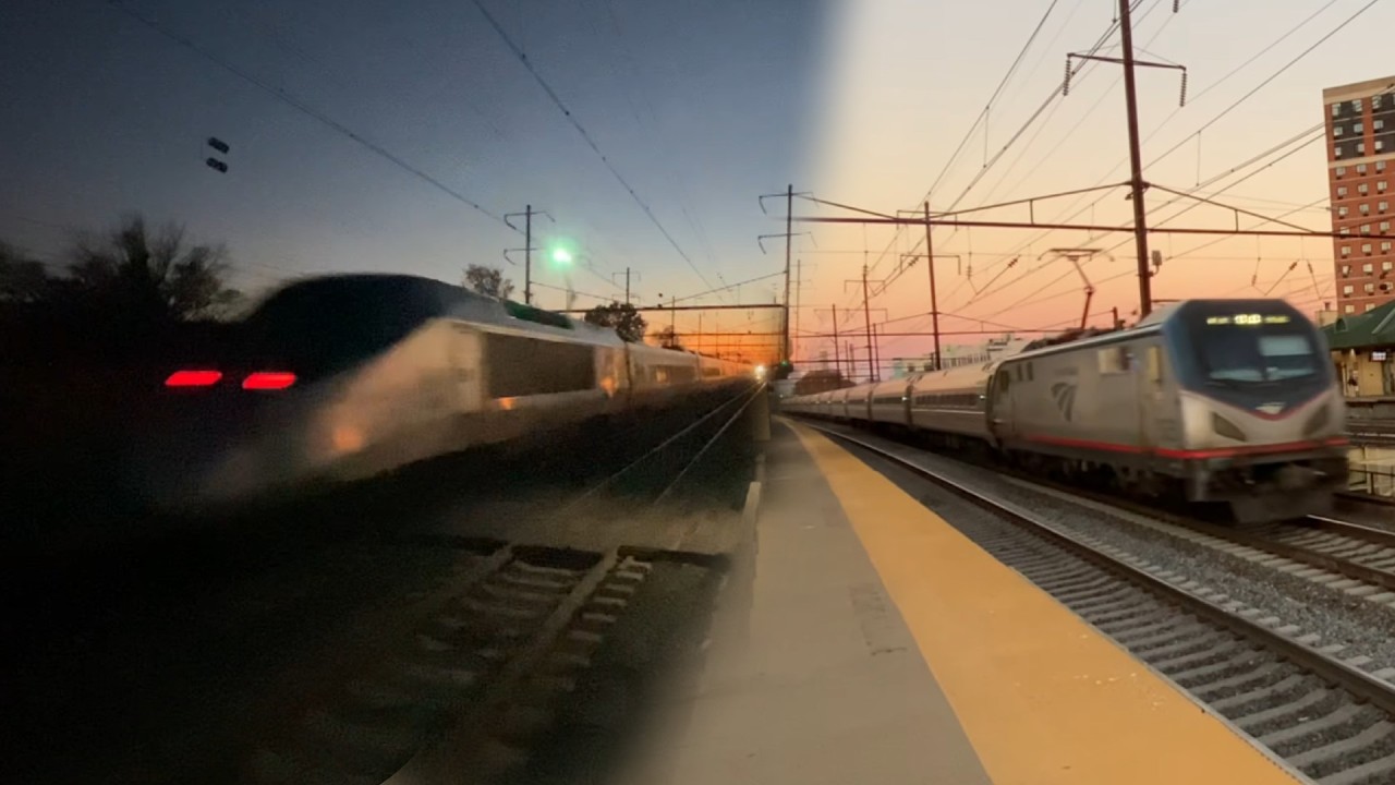 Evening-Rush NJT & Amtrak Trains @ Rahway, NJ (Nov 4, 2025)
