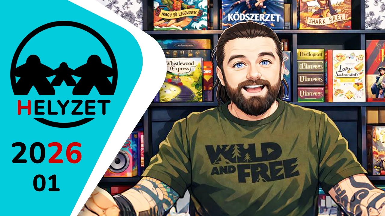 GIGA HELYZETJELENTÉS: 2026 JANUÁR (VISSZATEKINTÉS, TERVEK, TÜ, BOARD GAME EXPO, 20 JÁTÉK 60 PERCBEN)