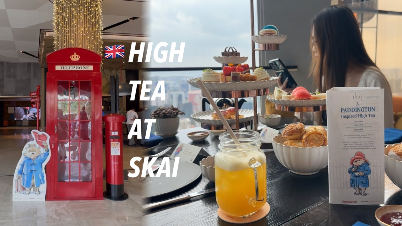 Paddington High Tea | SKAI @Swiss&ocirc;tel The Stamford 💂