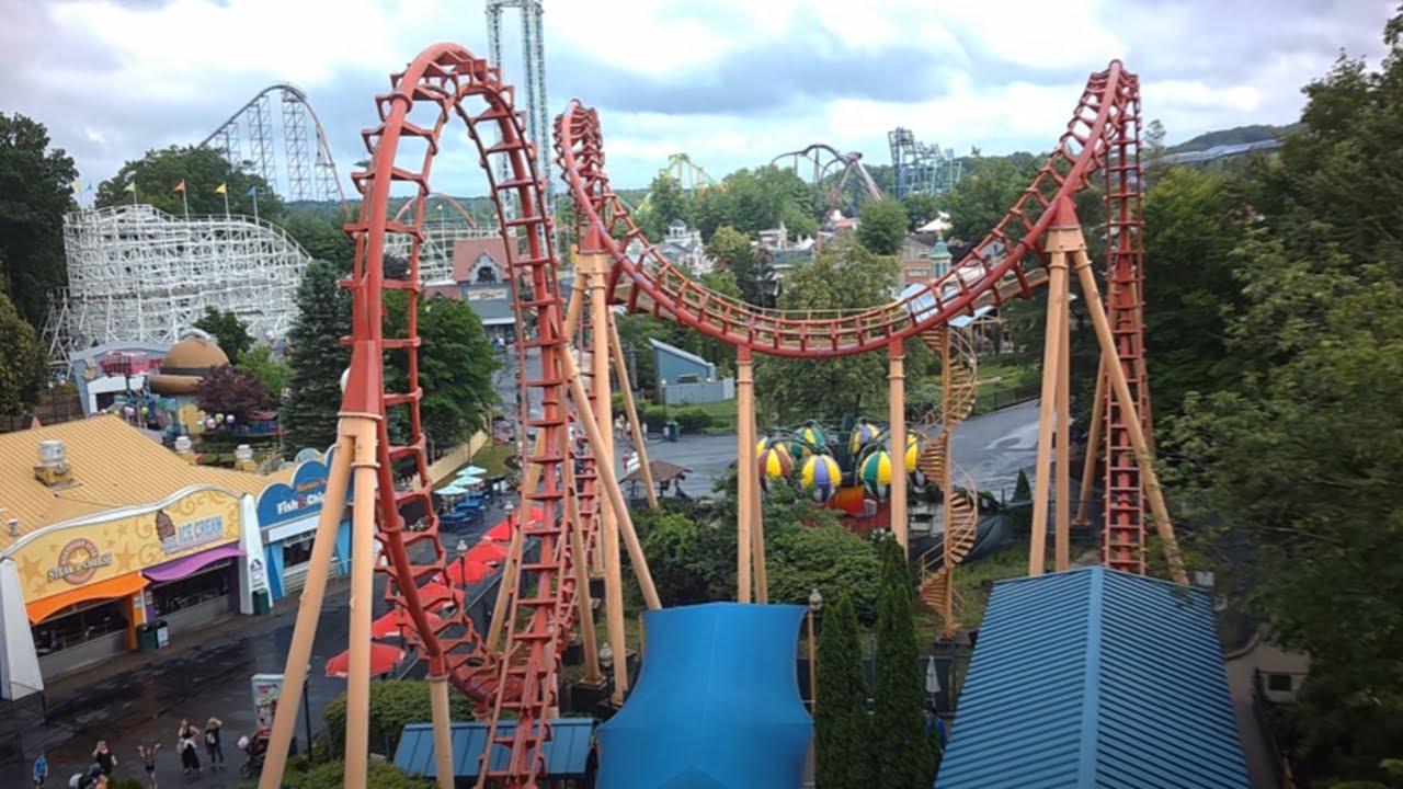 Flashback - Six Flags New England - Front Row (4K HD POV) - June 2023