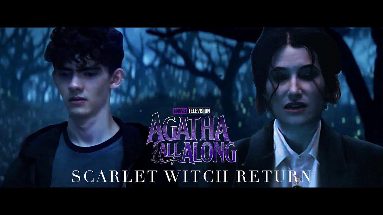 What If Scarlet Witch returned in Agatha All Along (VFX) #agathaharkness #marvel #billymaximoff