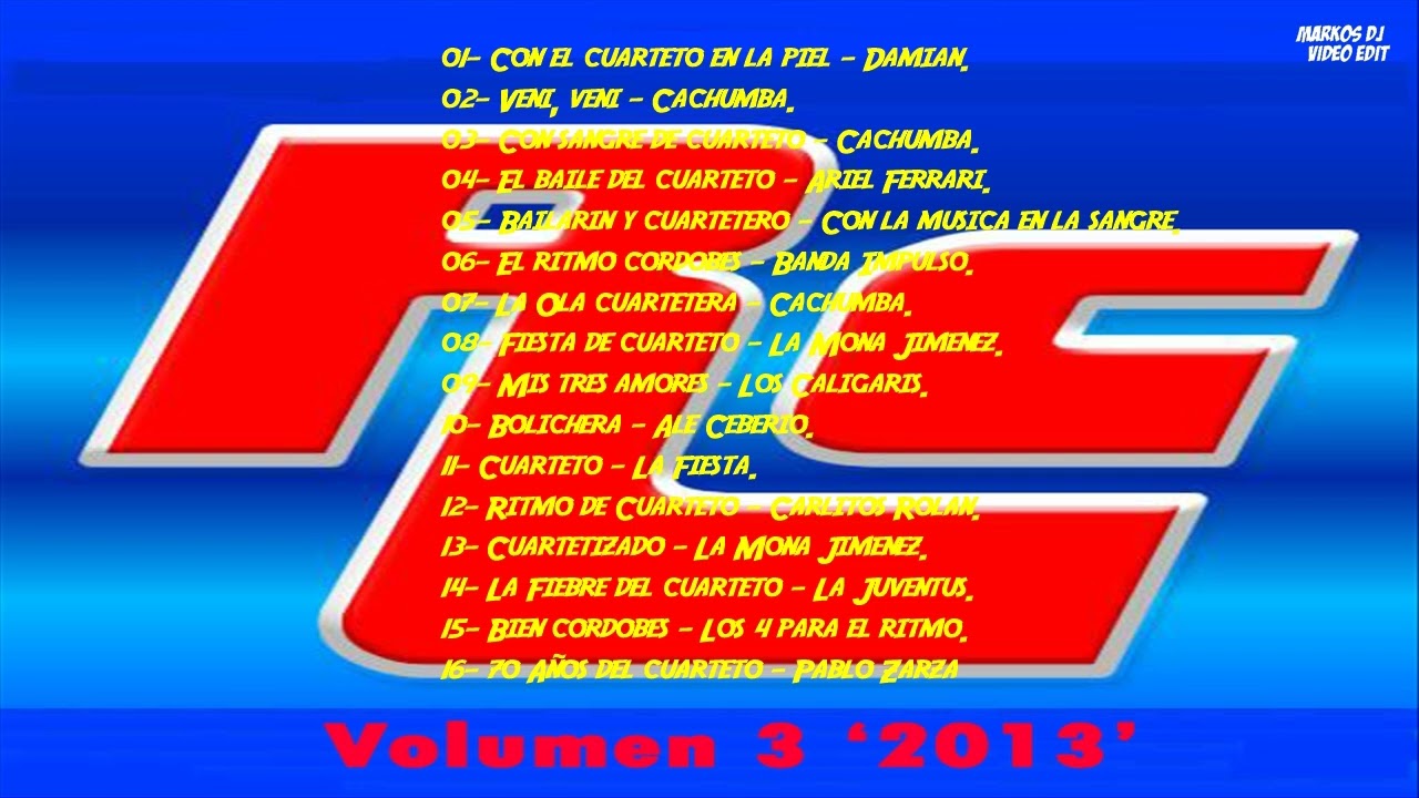 VA / Ritmo Cuartetero Volumen 3,  2013 / MDJVE