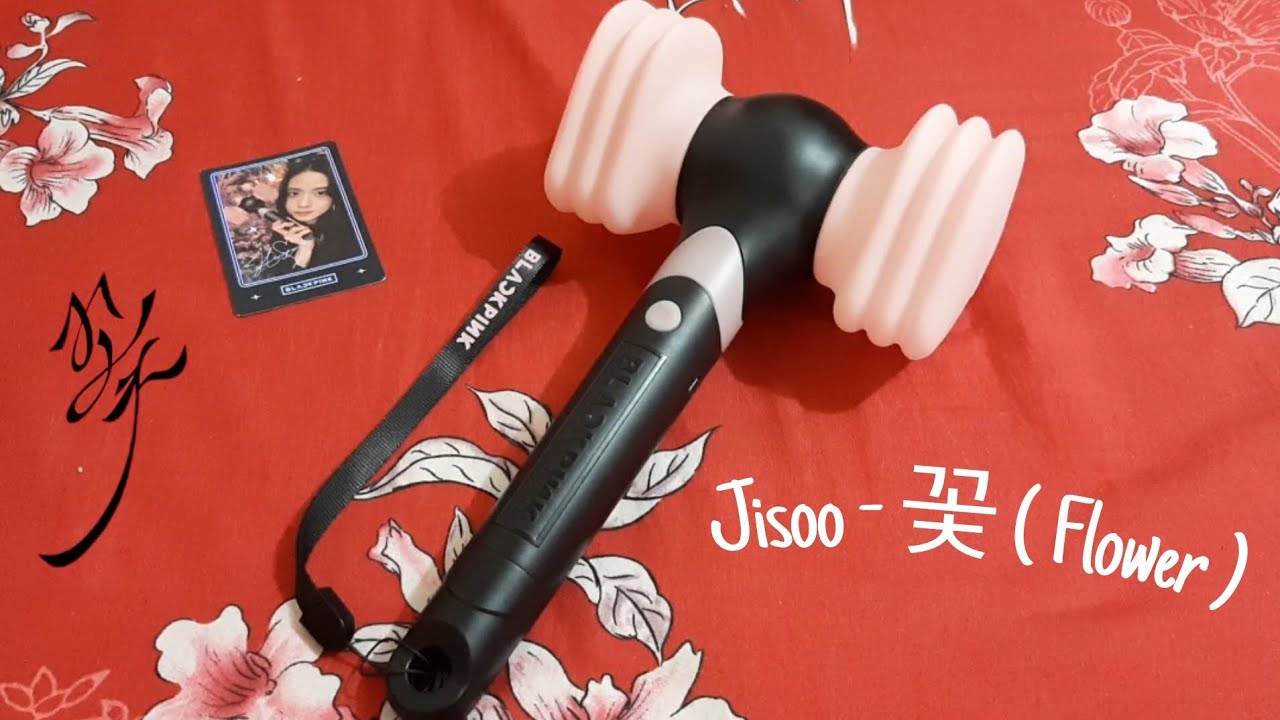 Blackpink Lightstick Ver 2 Official React To - JISOO - 꽃 ( FLOWER )