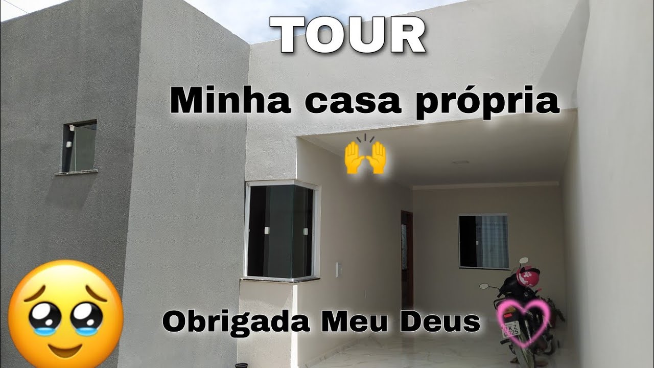 TOUR PELA MINHA CASA PRÓPRIA 🙌  FINANCIADA PELA CAIXA E SEM ENTRADA NENHUMA. #casanova #casa