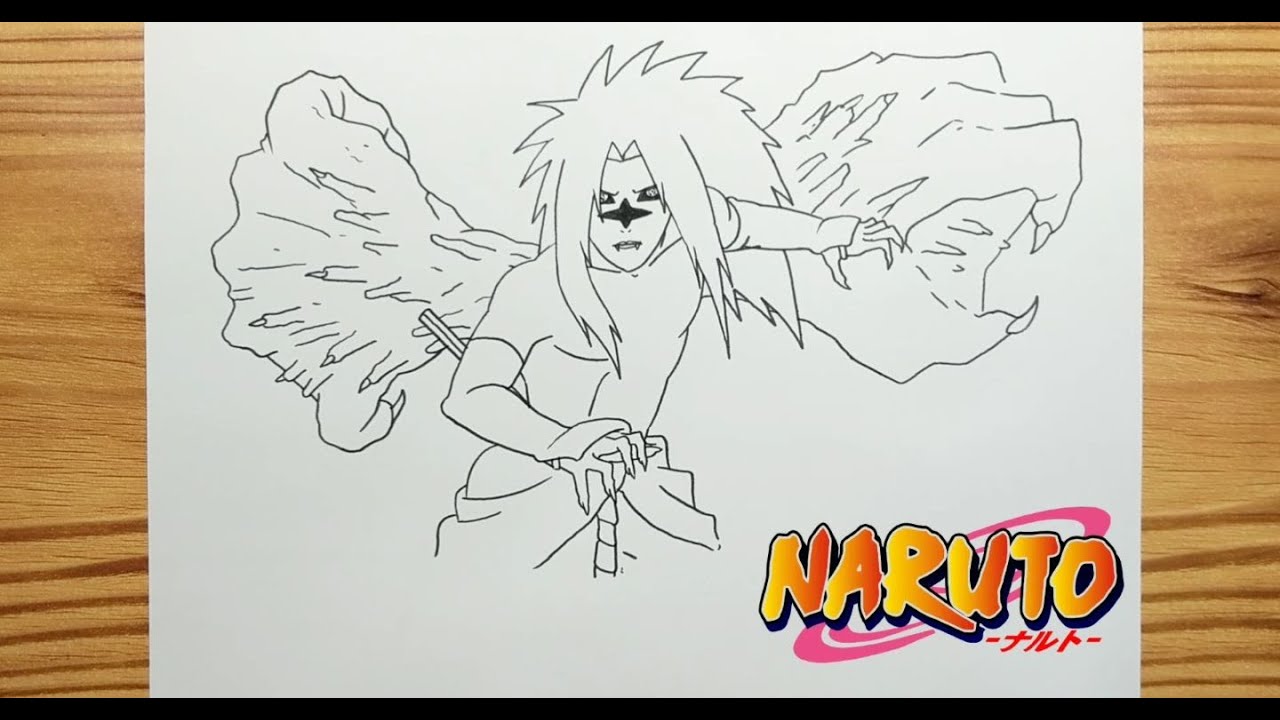 HOW TO DRAW SASUKE CURSE SEAL MODE