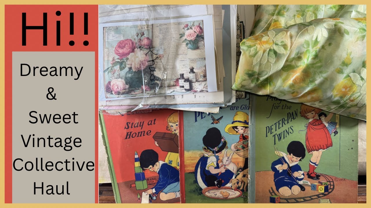 Small but Special 💕 Dreamy Vintage Haul for Junk Journaling