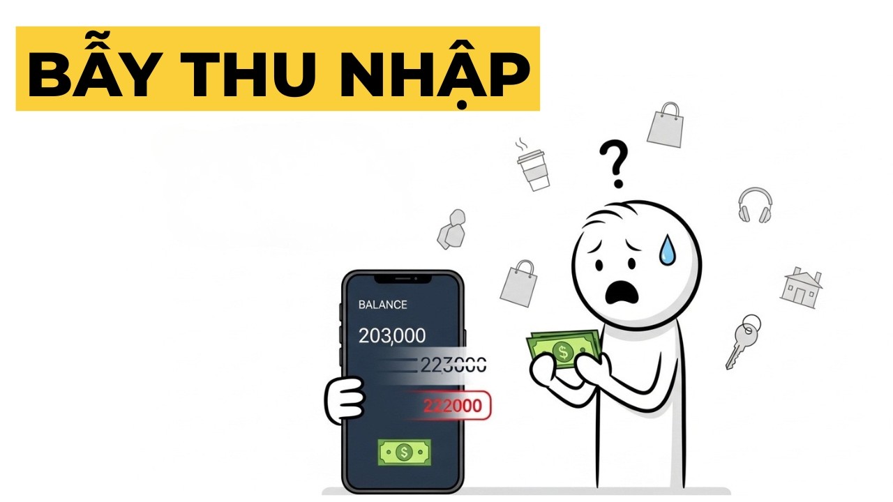 Cạm bẫy thu nhập - Lý do tại sao bạn vẫn nghèo