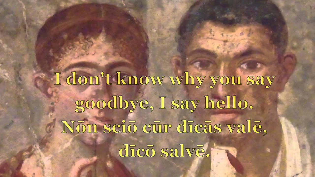 Learning Latin Greetings: Hello! Goodbye! Salvē! Valē!