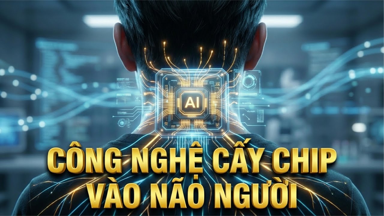 Cấy Chip Vào Não Người #ai #robot #congnghe