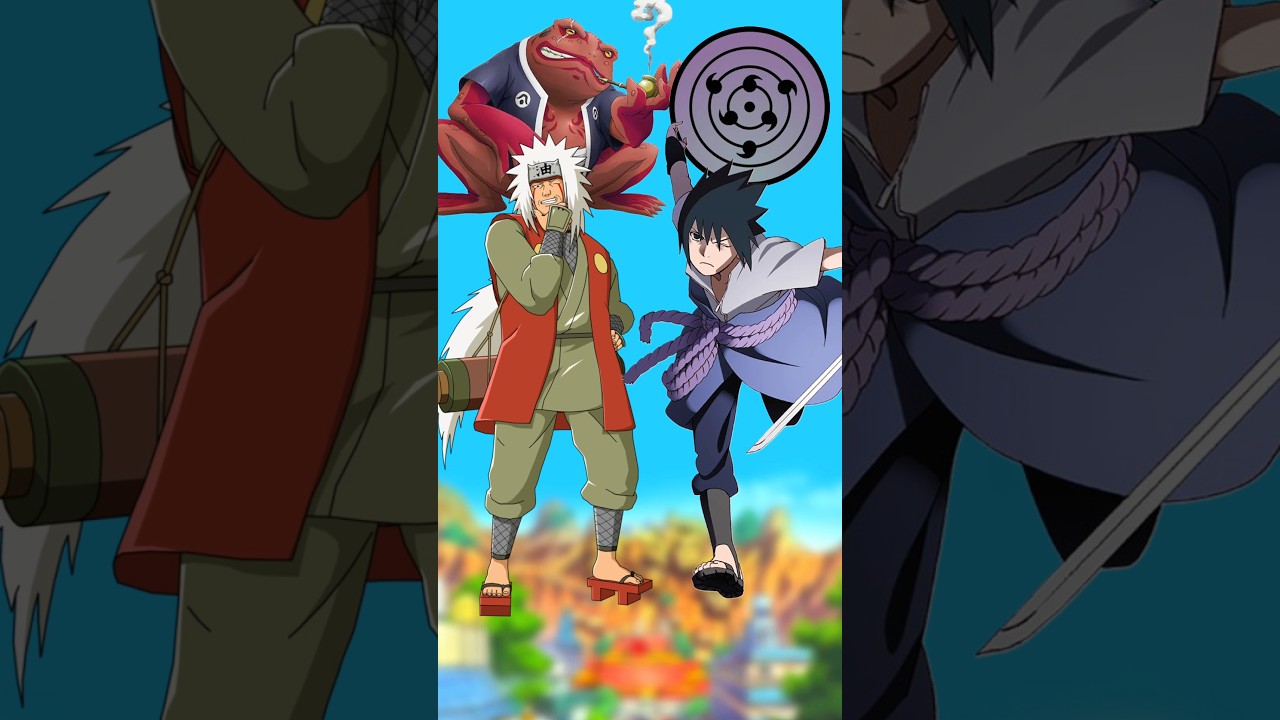 Jiraiya vs Sasuke | who is strong? #naruto #jiraiya #sasuke #youtubeshorts #shorts