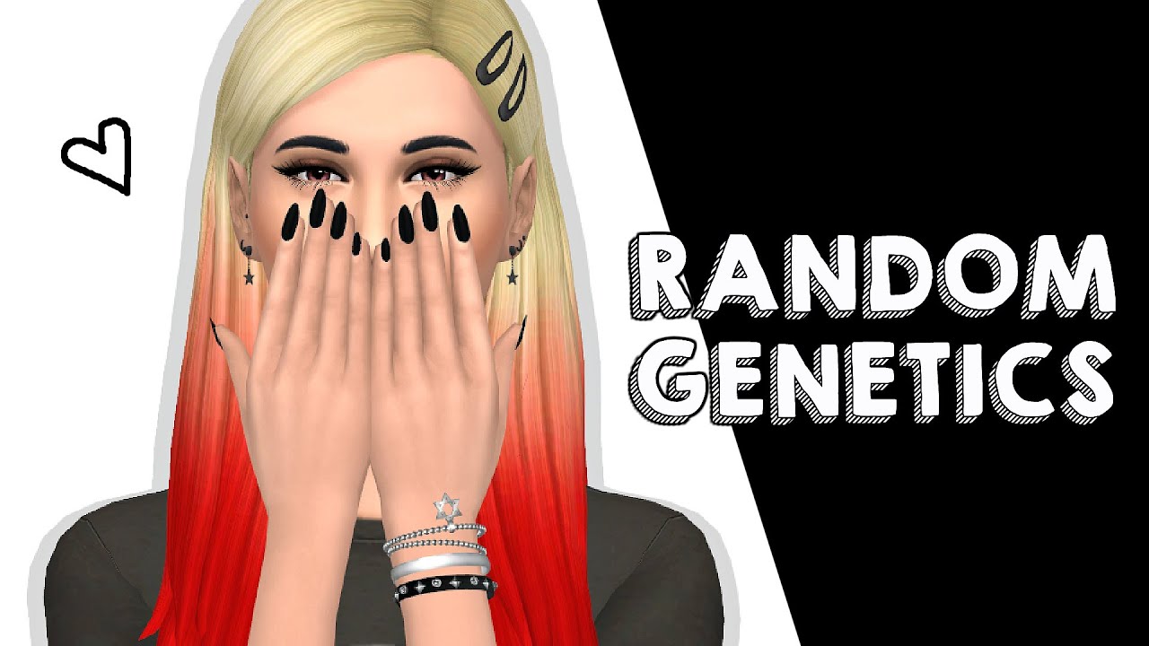 RANDOM GENETICS - SUCCESS?! 😍 | Sims 4 Create A Sim Challenge